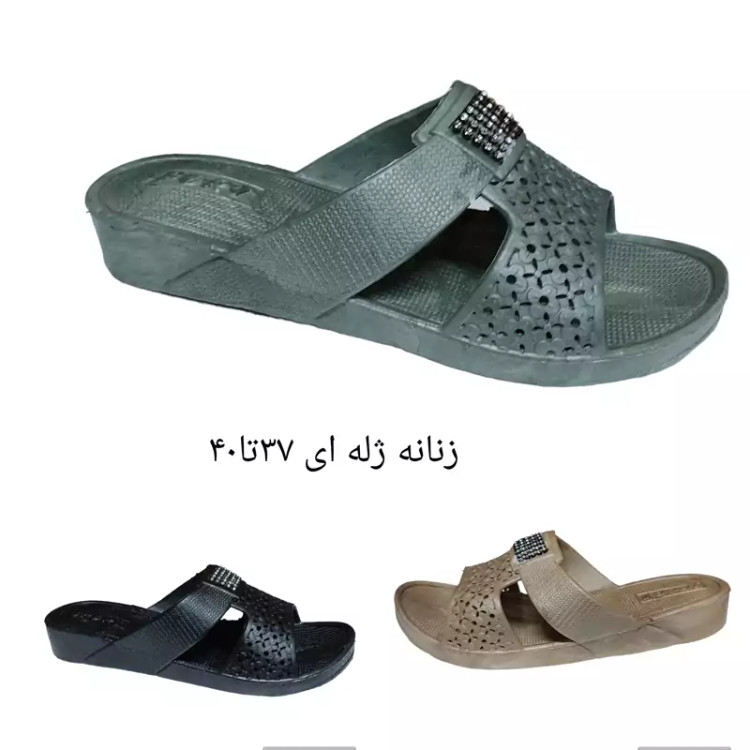 دمپایی زنانه ژله ای نرم - نمای دوم