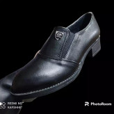 کفش زنانه پاشنه 4سانتی مدل ساعتی رویه چرم بیاله