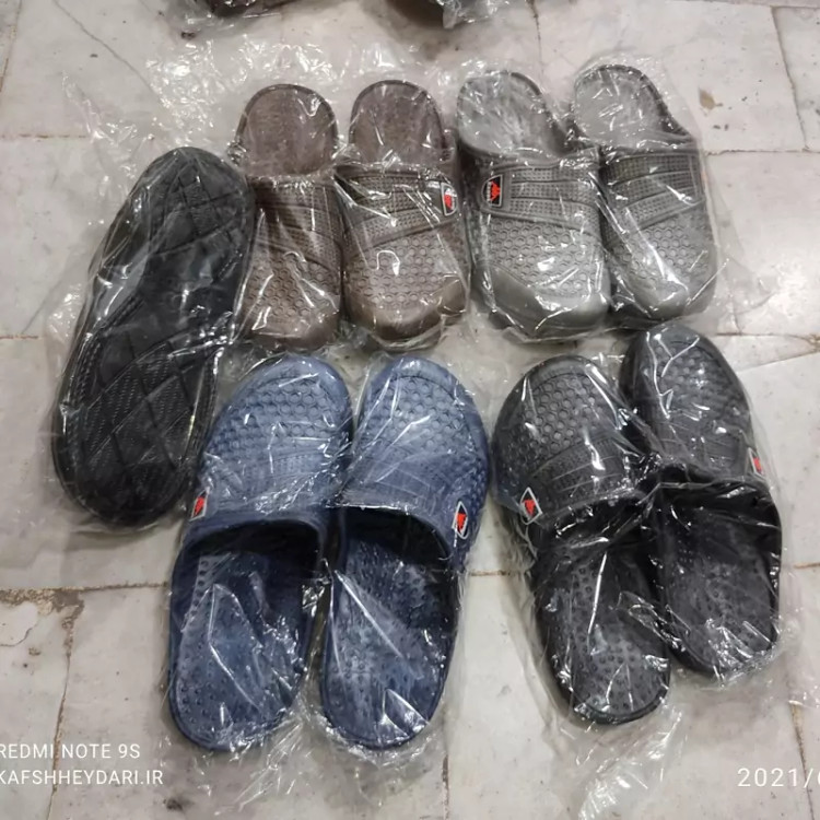 دمپایی روبسته ازوکا مردانه ژله ای سایز 41تا44 - نمای بالا