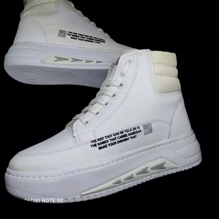 کفش ساقدار سفید 5G ضدآب