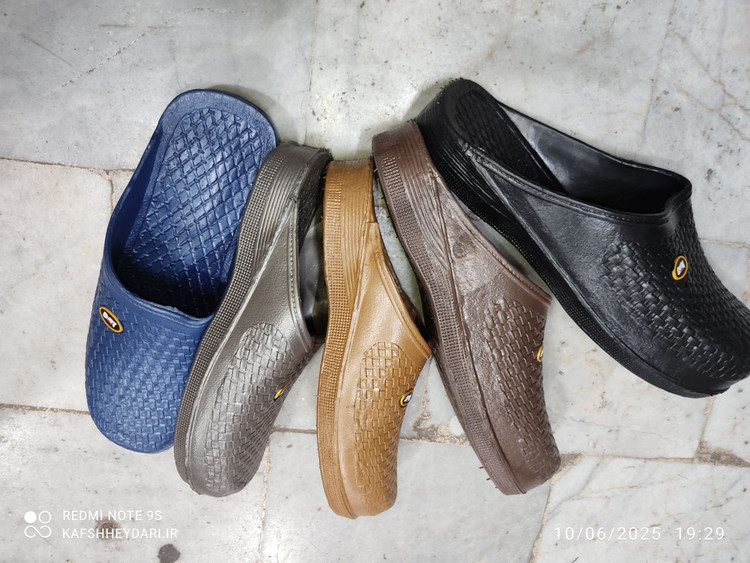 دمپایی روبسته ژله ای مردانه