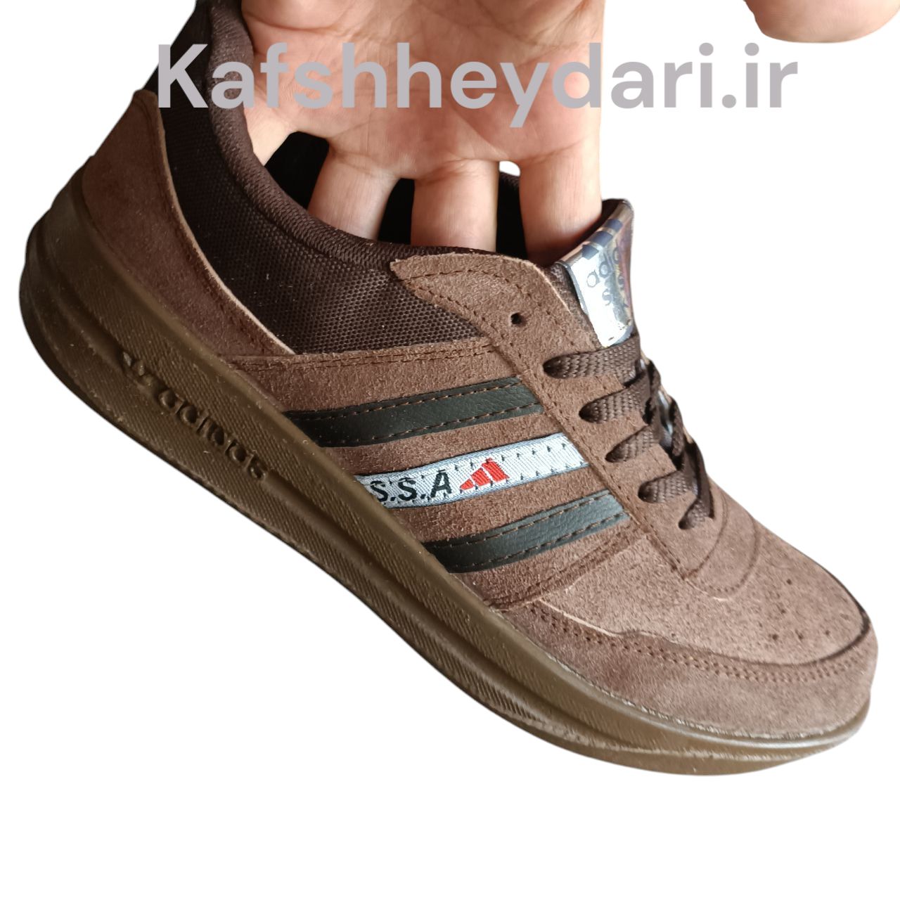 کفش کار آدیداس 3 خط ssaچرم طبیعی