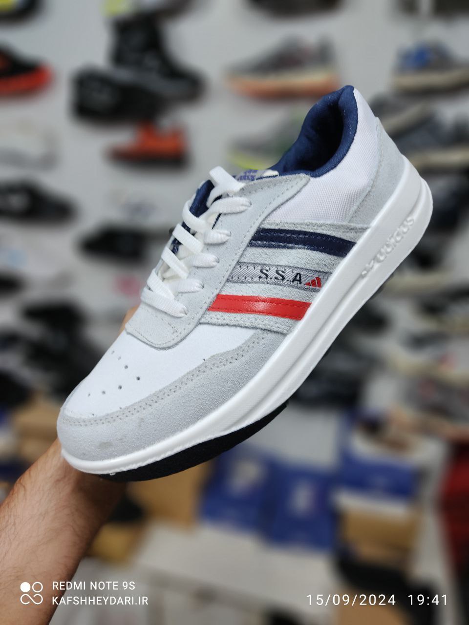 کفش کار انفالوس مردانه چرم طبیعی SSAوSFS