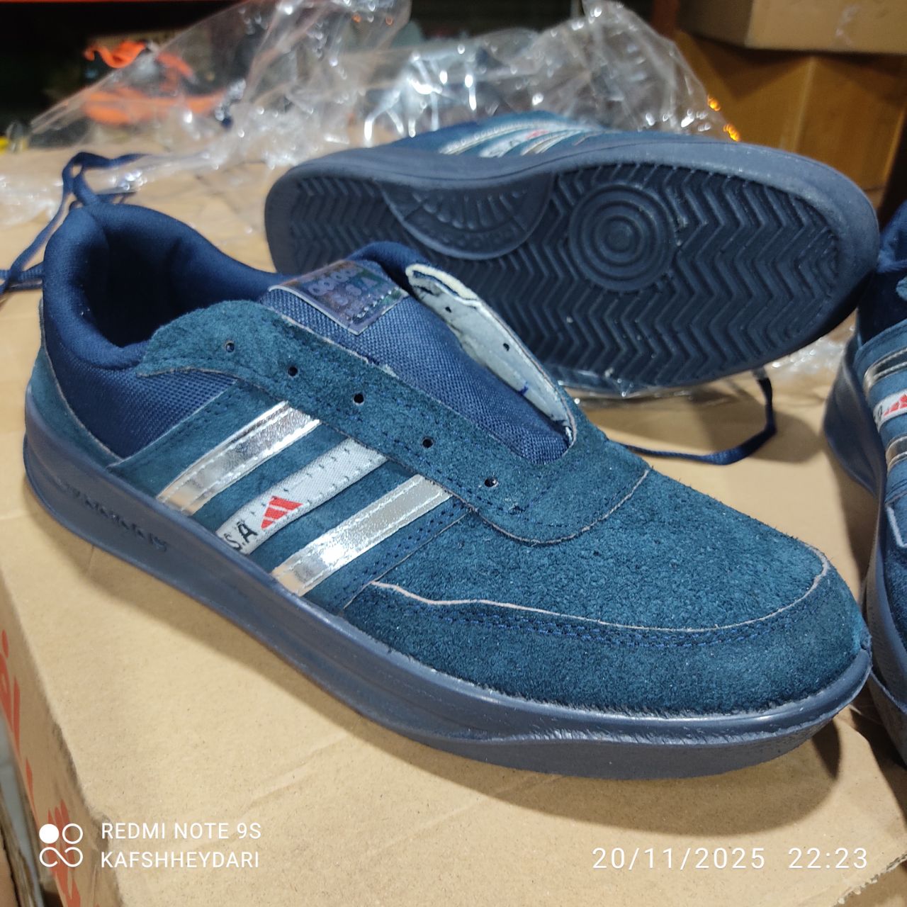 کفش کار انفالوس مردانه چرم طبیعی SSAوSFS