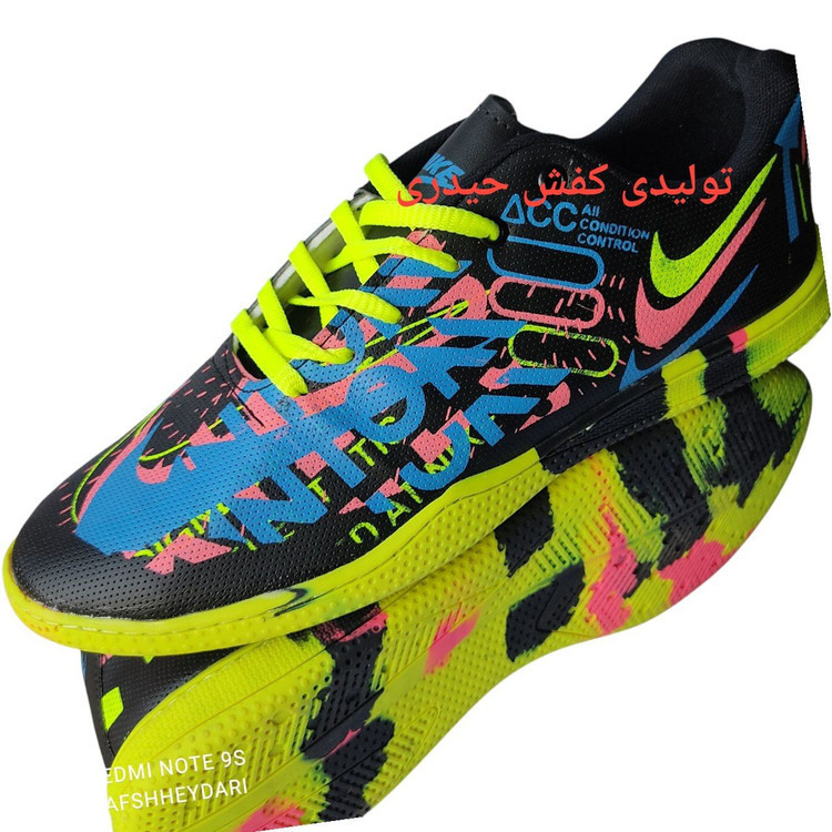 کفش فوتسال سالنی طرح نایک زیره لاستیک ضدلغزش سایز36تا45