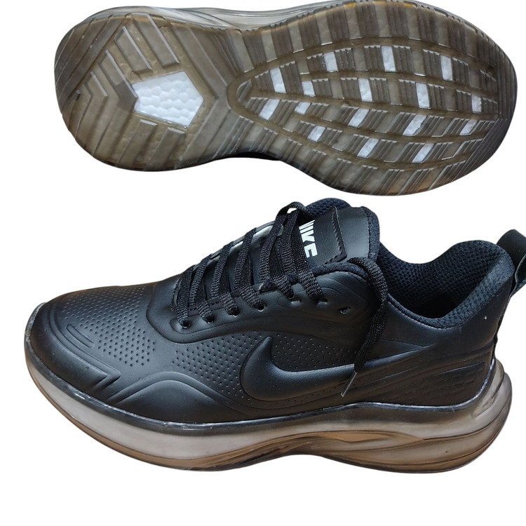 کفش اسپرت نایک جدید مردانه سرد کرم زیره شیشه ای