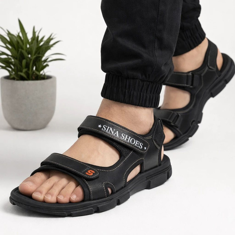 صندل تابستانی رکابدار مردانه رنگ مشکی