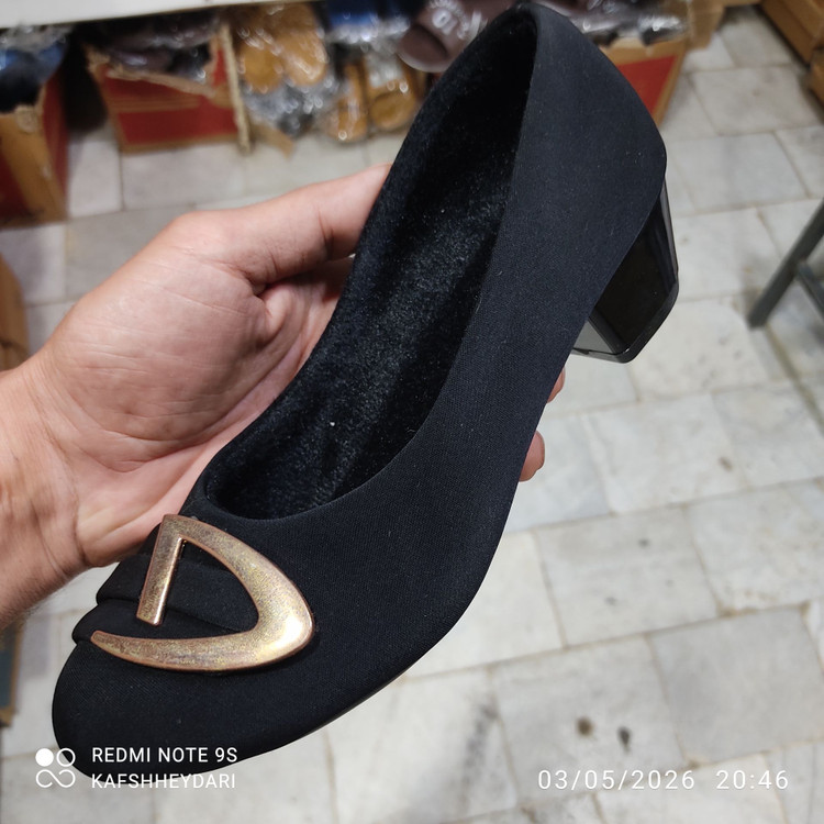 کفش مجلسی پاشندار زنانه پاشنه سه سانتی