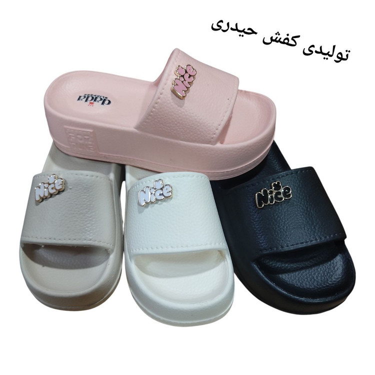 دمپایی لژدار طبی زنانه زیره پهن EVAمواد نرم مدلdada