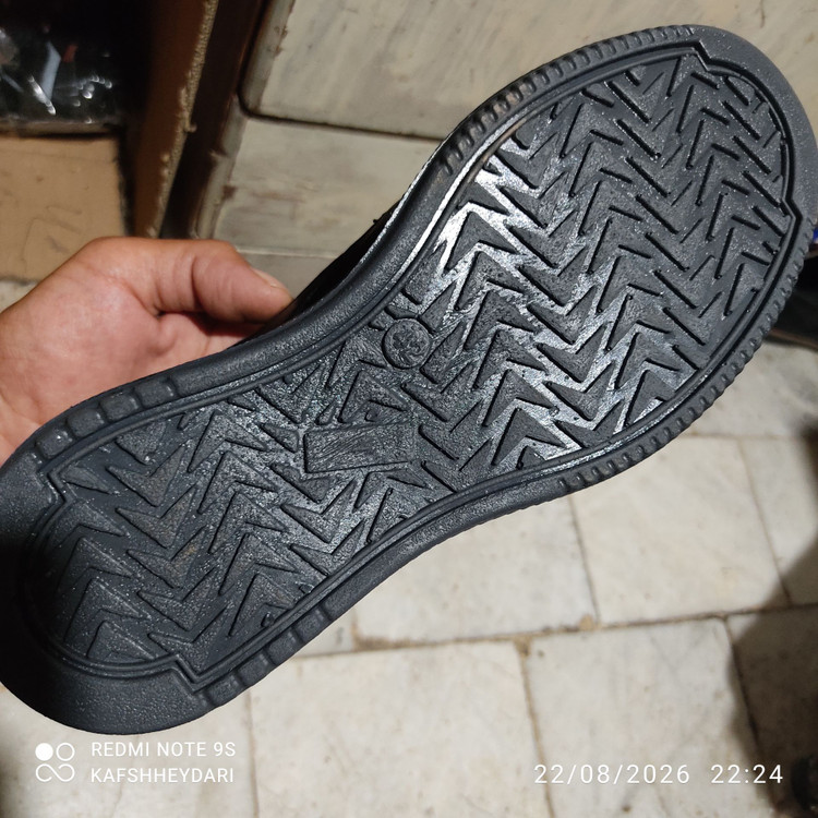 کفش چرم طبی راحتی مردانه مدل ساعتی (چرم تبریز)