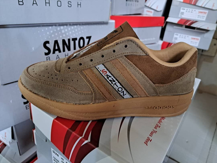 کفش کار چرم آنفالوس مردانه مدل SANTOZ
